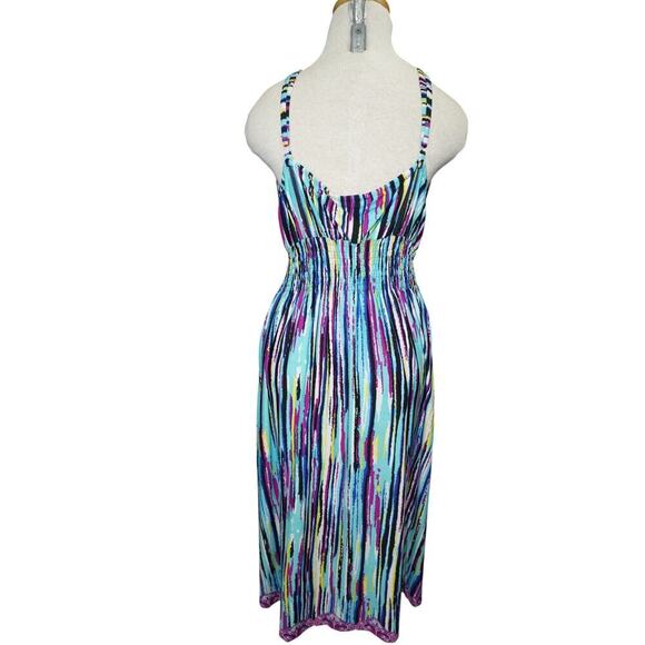 She’s Cool Multicolor Paisley & Stripe Print Sundress – Size 2X - Picture 5 of 6